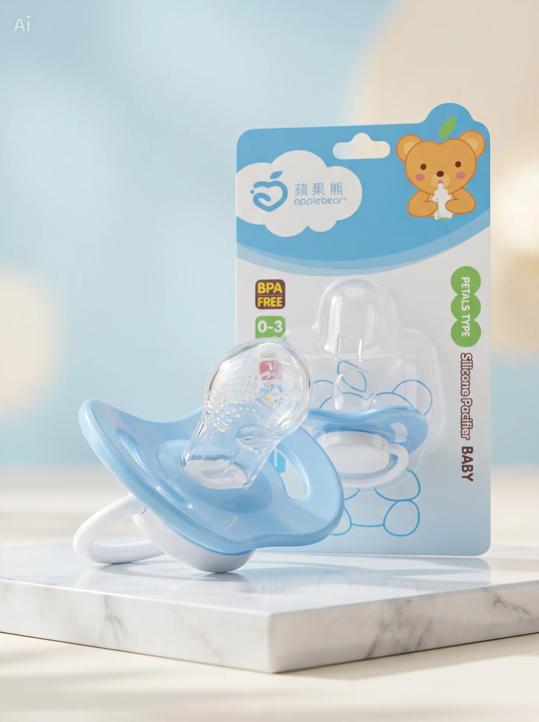 Soft Silicone Baby Pacifier