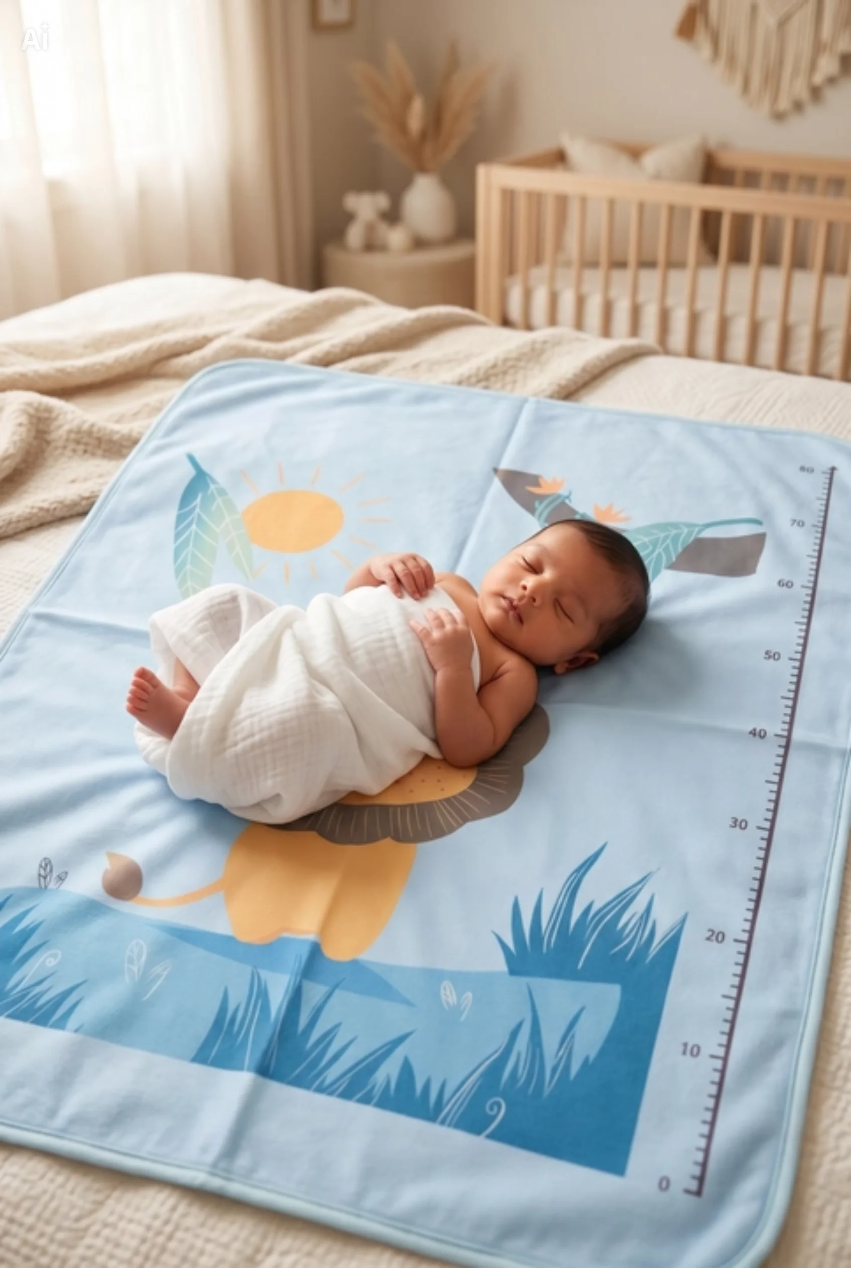 Washable Waterproof Urine Mat for Baby (32 × 24 Inches)