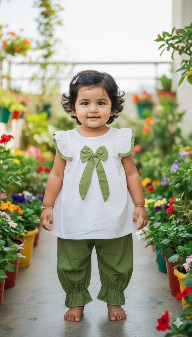 Imported Premium Cotton Summer Two-Piece Set for Baby Girls (6–36 Months) ইমপোর্টেড প্রিমিয়াম কটন সামার সেট Imported Premium Cotton Summer Two-Piece Set for Baby Girls (6–36 Months) ইমপোর্টেড প্রিমিয়াম কটন সামার সেট
