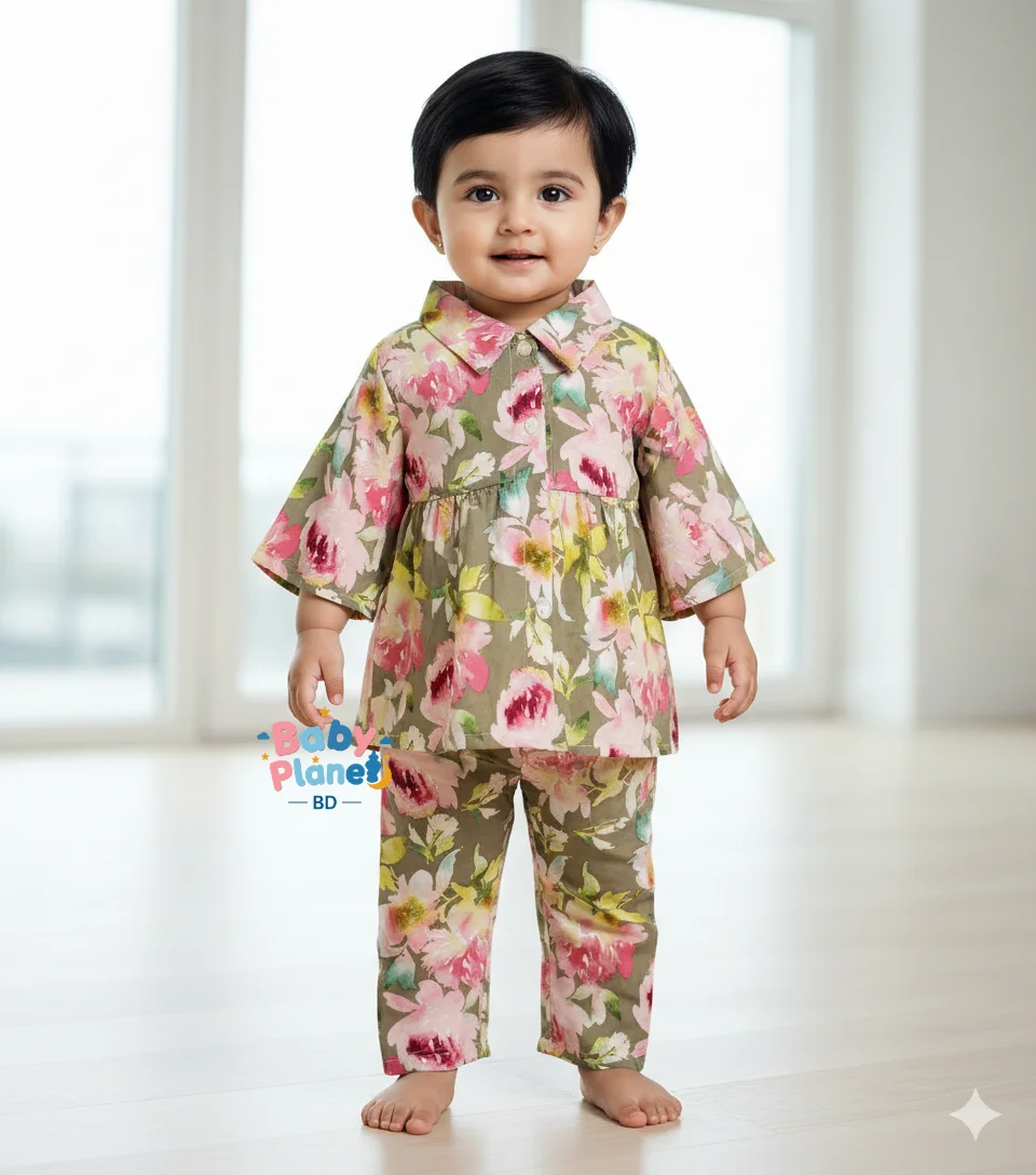 Ultra Soft Cotton Two-Piece Summer Set for Girls (18 Months – 7 Years) আলট্রা সফট কটন টু পিস গার্লস সামার সেট Ultra Soft Cotton Two-Piece Summer Set for Girls (18 Months – 7 Years) আলট্রা সফট কটন টু পিস গার্লস সামার সেট