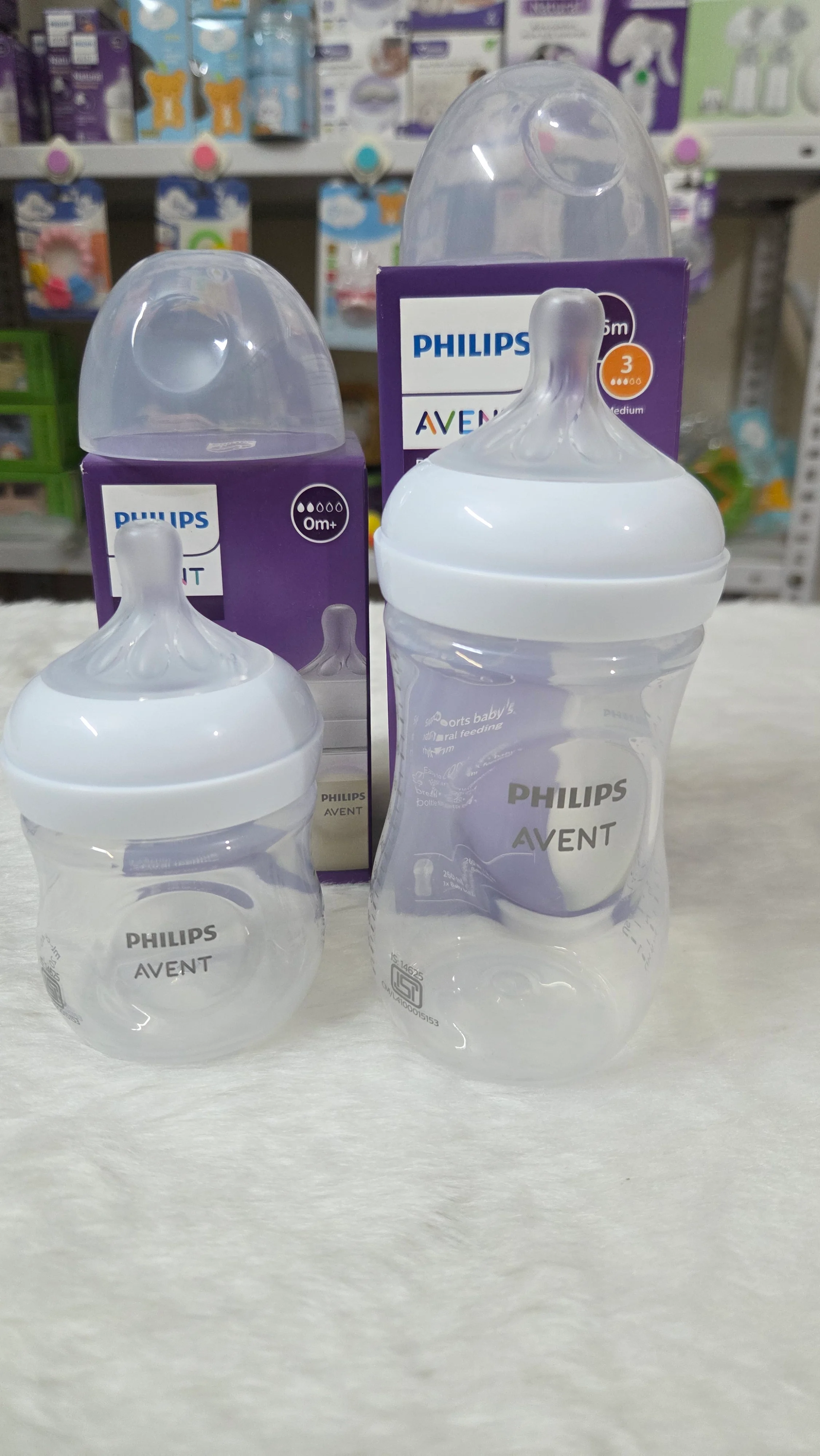 Philips Avent Natural Response Plastic Baby Feeder 1m+ 260ml Baby Feeding Bottle
