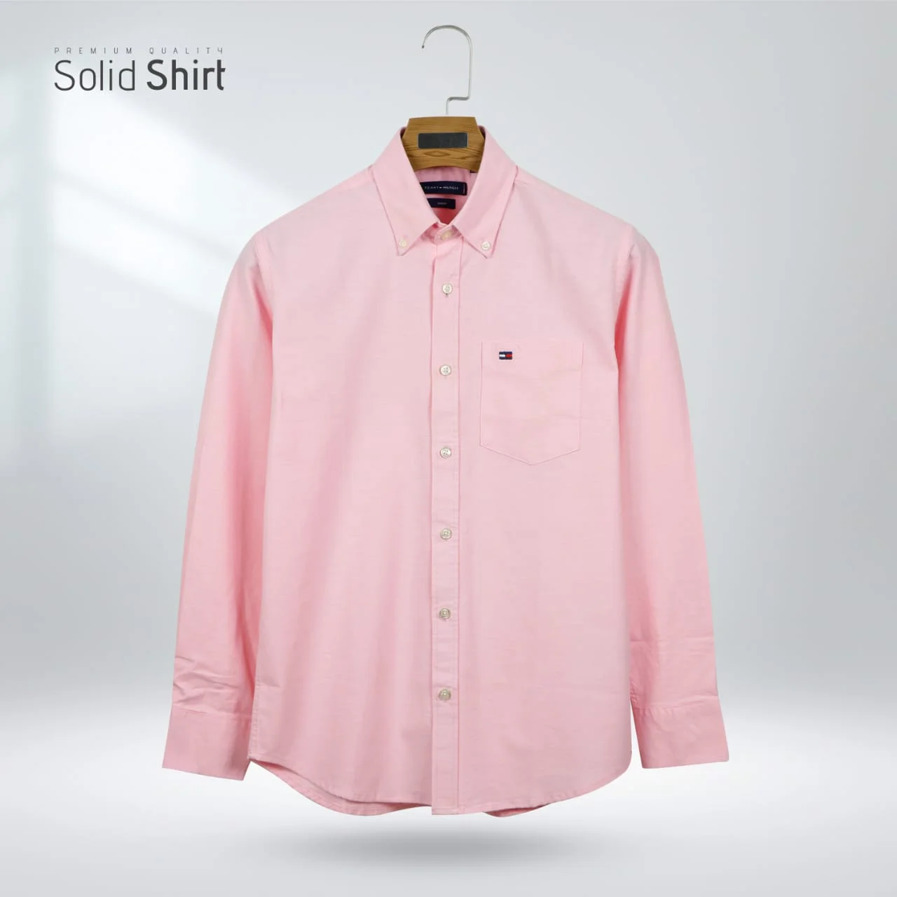 Light Pink Premium Men's Oxford Cotton Shirt