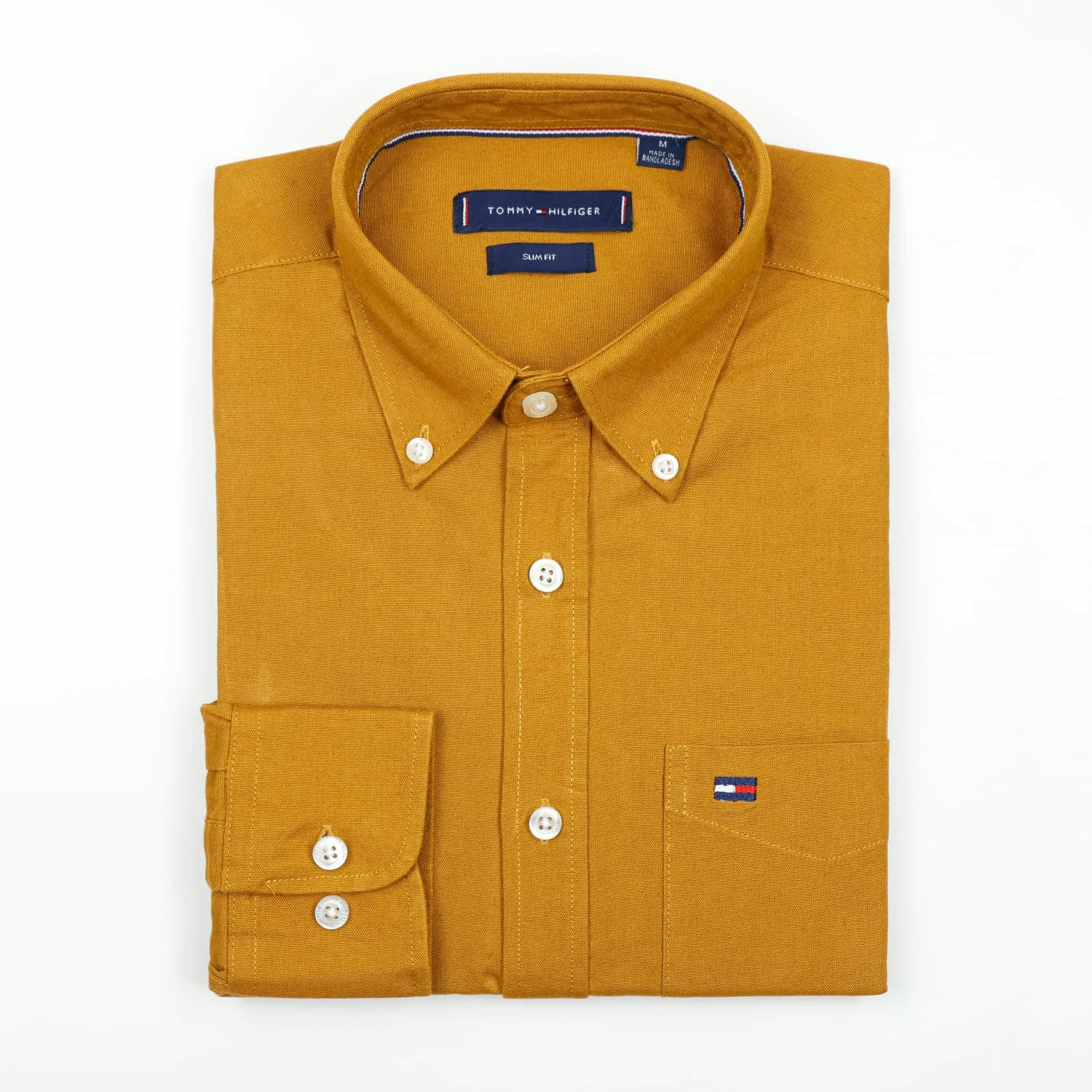 Mustard Yellow Premium Men's Oxford Cotton Shirt
