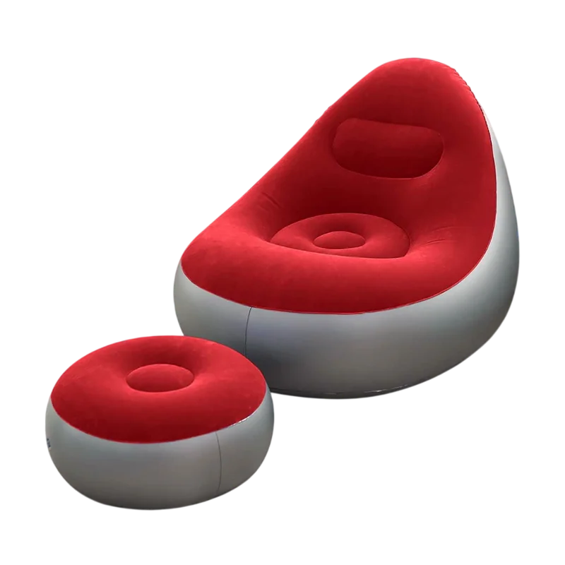 Air Bean Bag with Foot Stool Air Bean Bag with Foot Stool