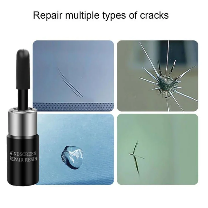 Car Glass Nano Repair Fluid Kit Cracked Car Restore Tool Windshield Repair Kit Resin Wind Shield DIY Auto Glass Repair Set Glass Corrector Shatter Repair Glue for Cars