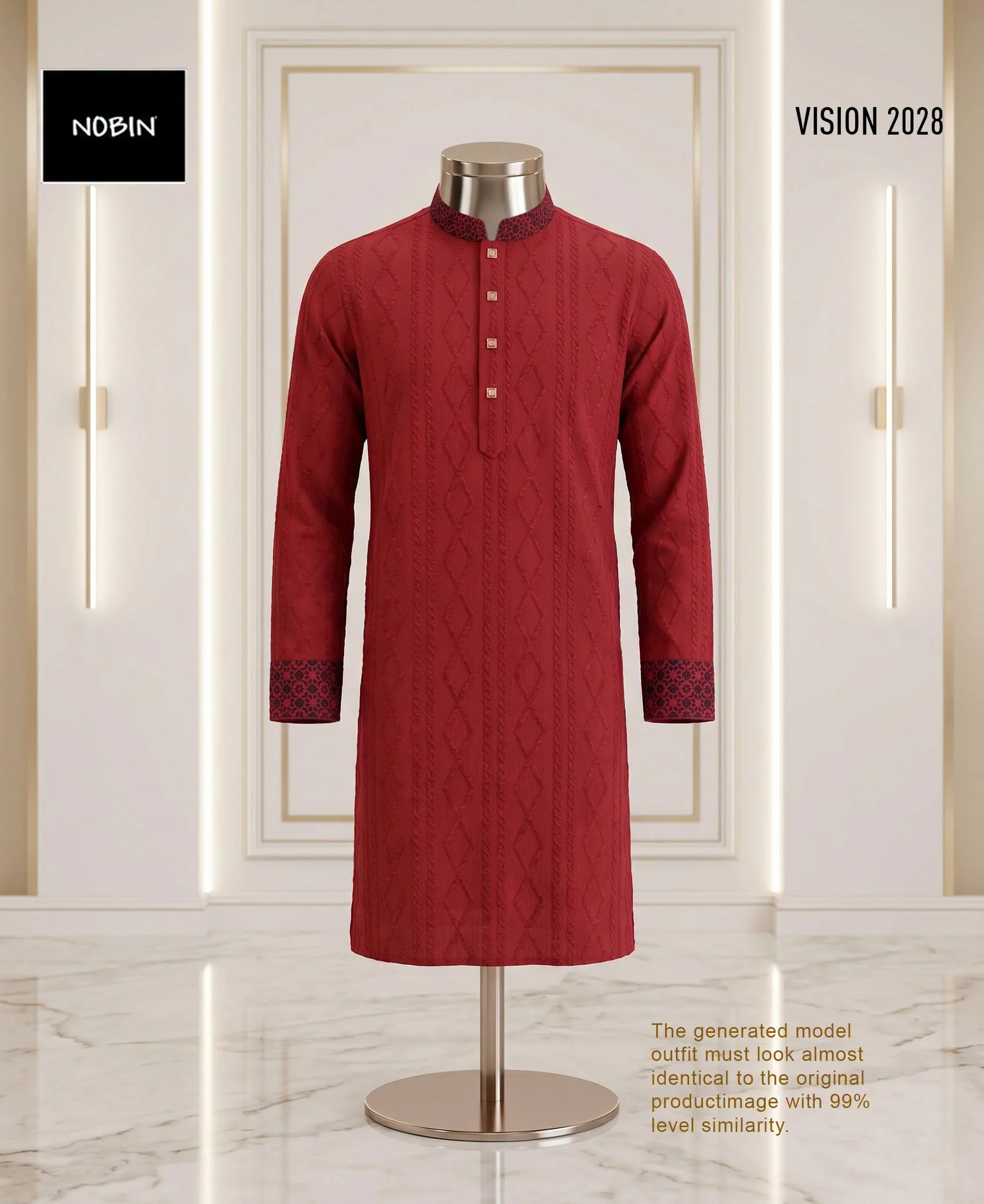 Royal Textured Panjabi 990-M15 Royal Textured Panjabi 990-M15