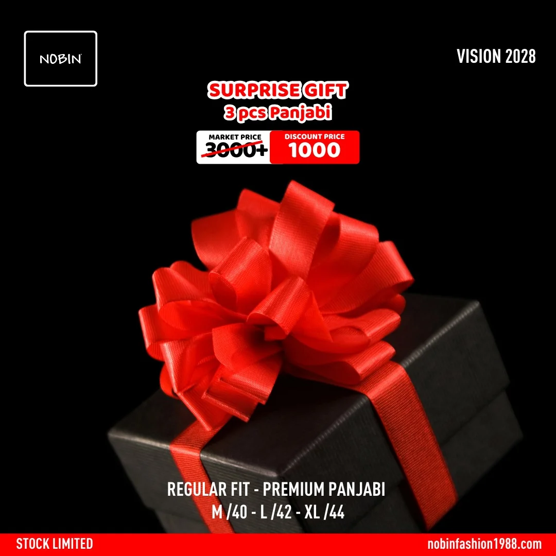 SURPRISE GIFT 3 pcs PANJABI