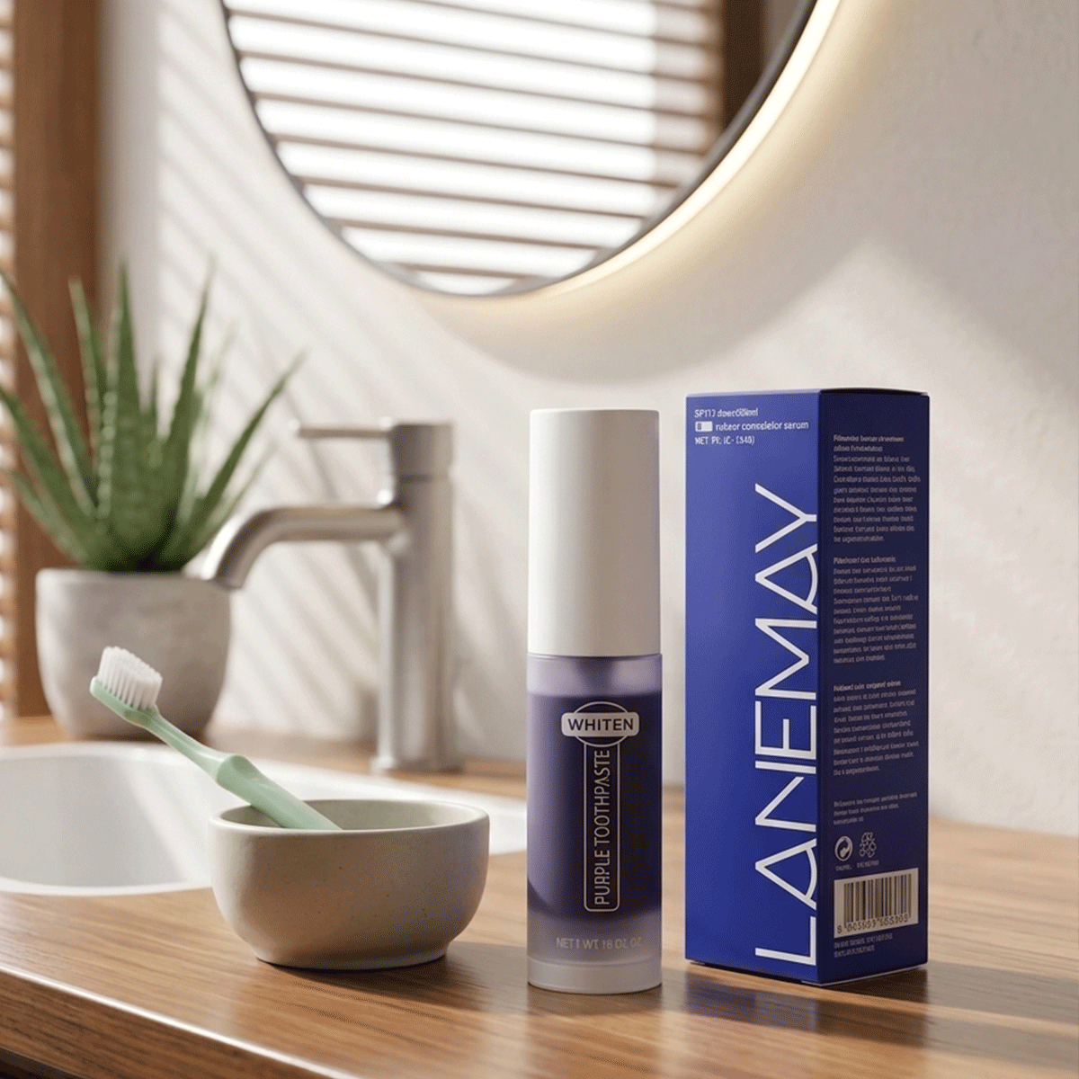 LANEMAY Purple Whitening Toothpaste