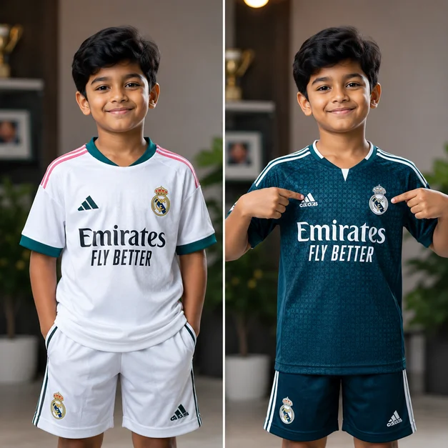 Barca and Real jerseys Barca and Real jerseys