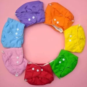 Washable Baby Diaper With Pad(5 Pieces) Washable Baby Diaper With Pad(5 Pieces)