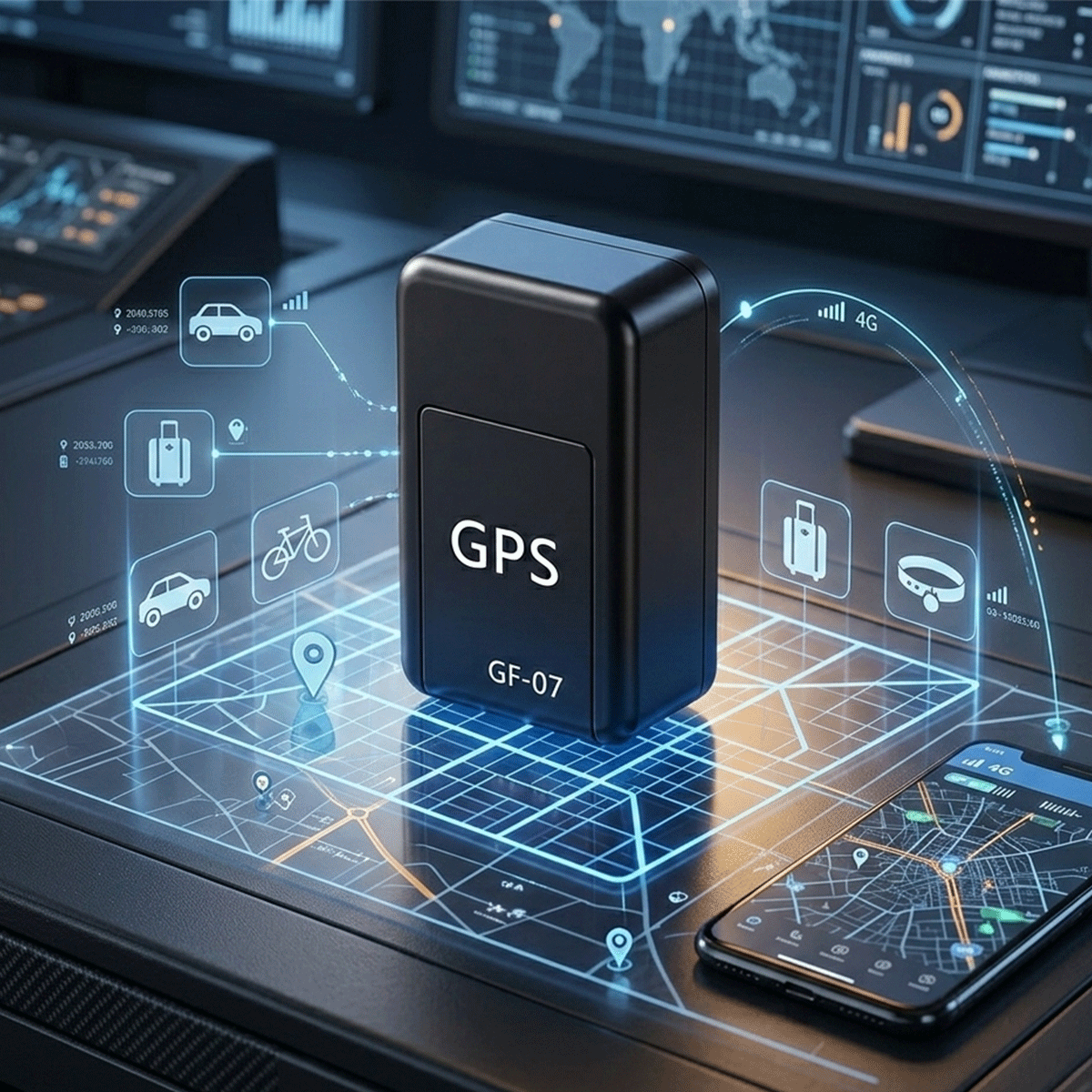 GF07 Mini Portable Magnetic GPS Tracker Device । ম্যাগনেটিক মিনি GPS ট্র্যাকার