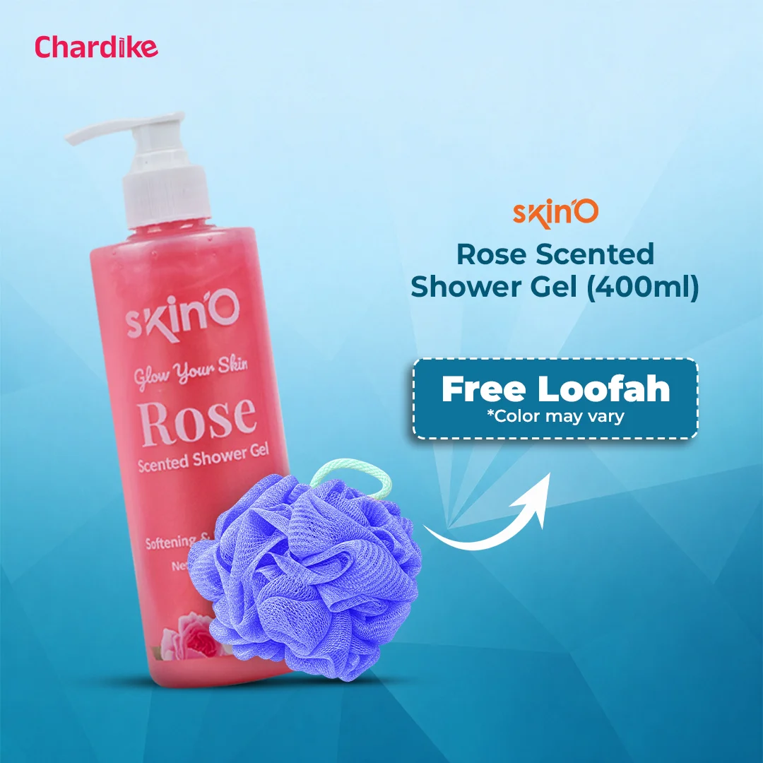 skinO Rose Scented Shower Gel 400ml
