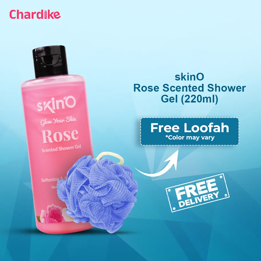 skinO Rose Scented Shower Gel 220ml