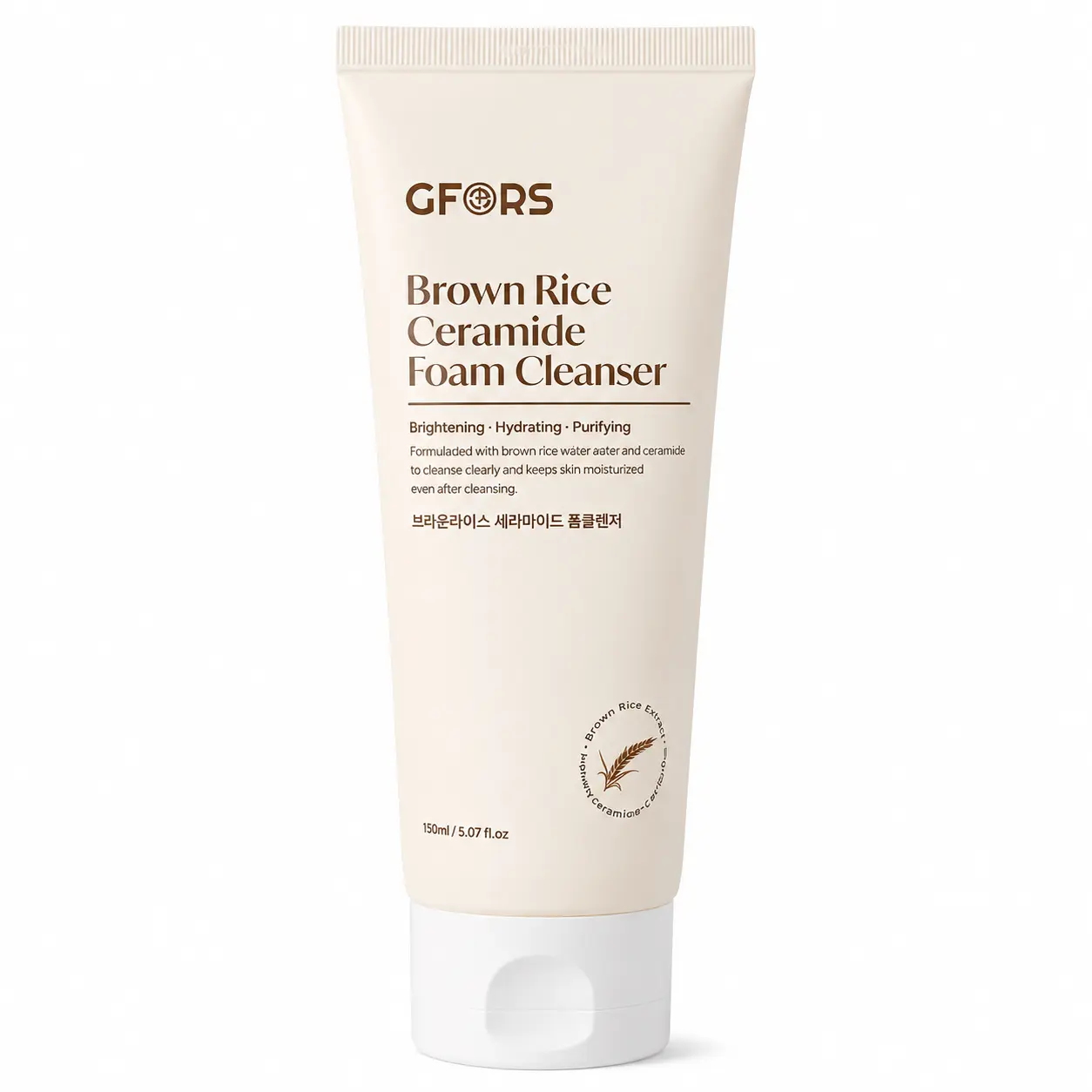 GFORS Brown Rice Ceramide Foam Cleanser 150ml