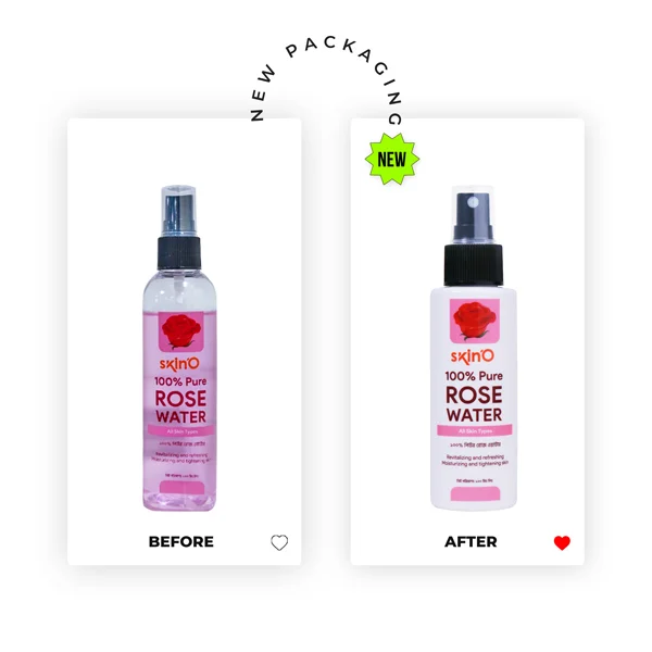 skinO 100% Pure Rose Water 100ml