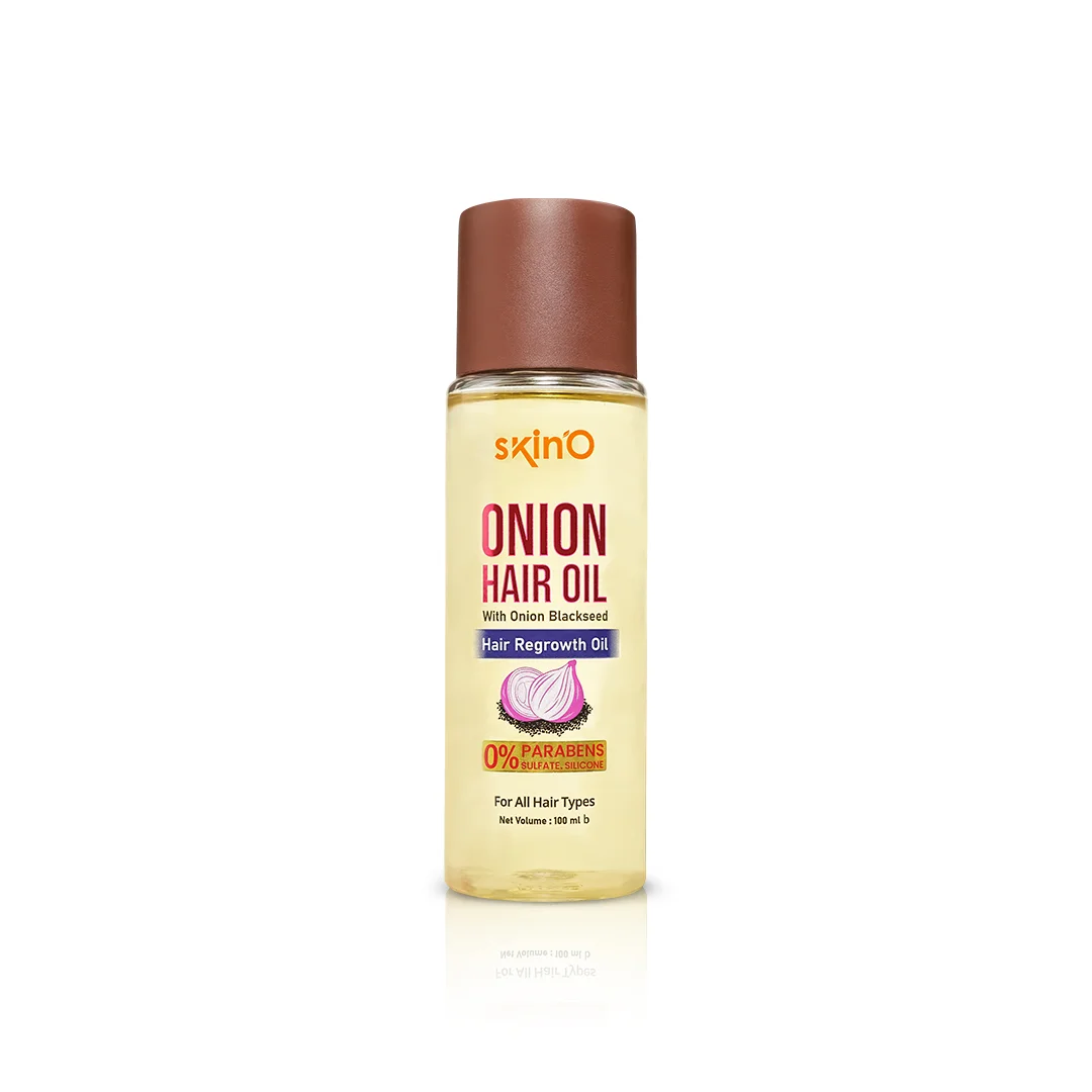 skinO Onion Hair Oil With Onion Blackseed Hair Regrowth Oil 100ml