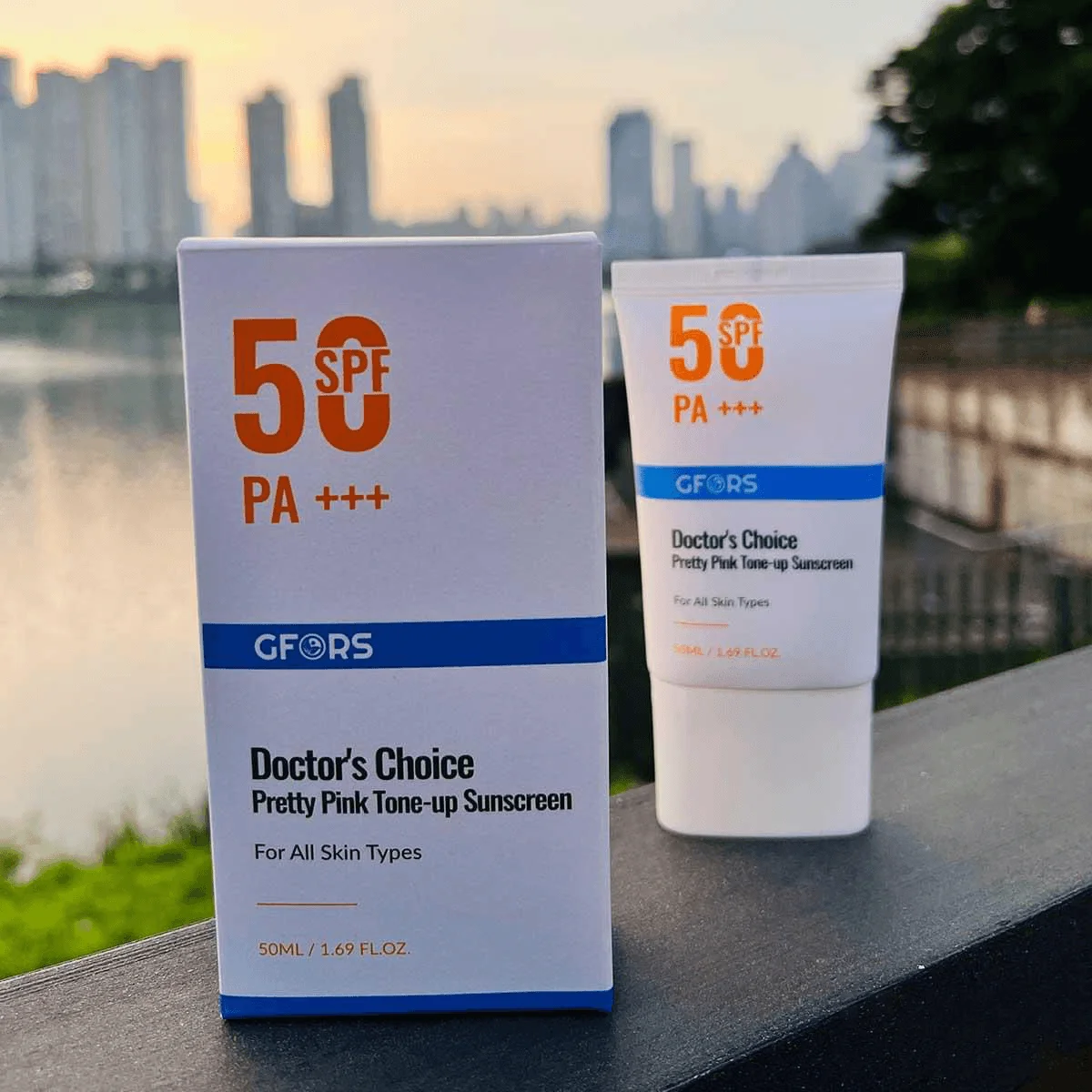 GFORS Doctor's Choice Pretty Pink Tone-up Sunscreen 50ml GFORS Doctor's Choice Pretty Pink Tone-up Sunscreen 50ml