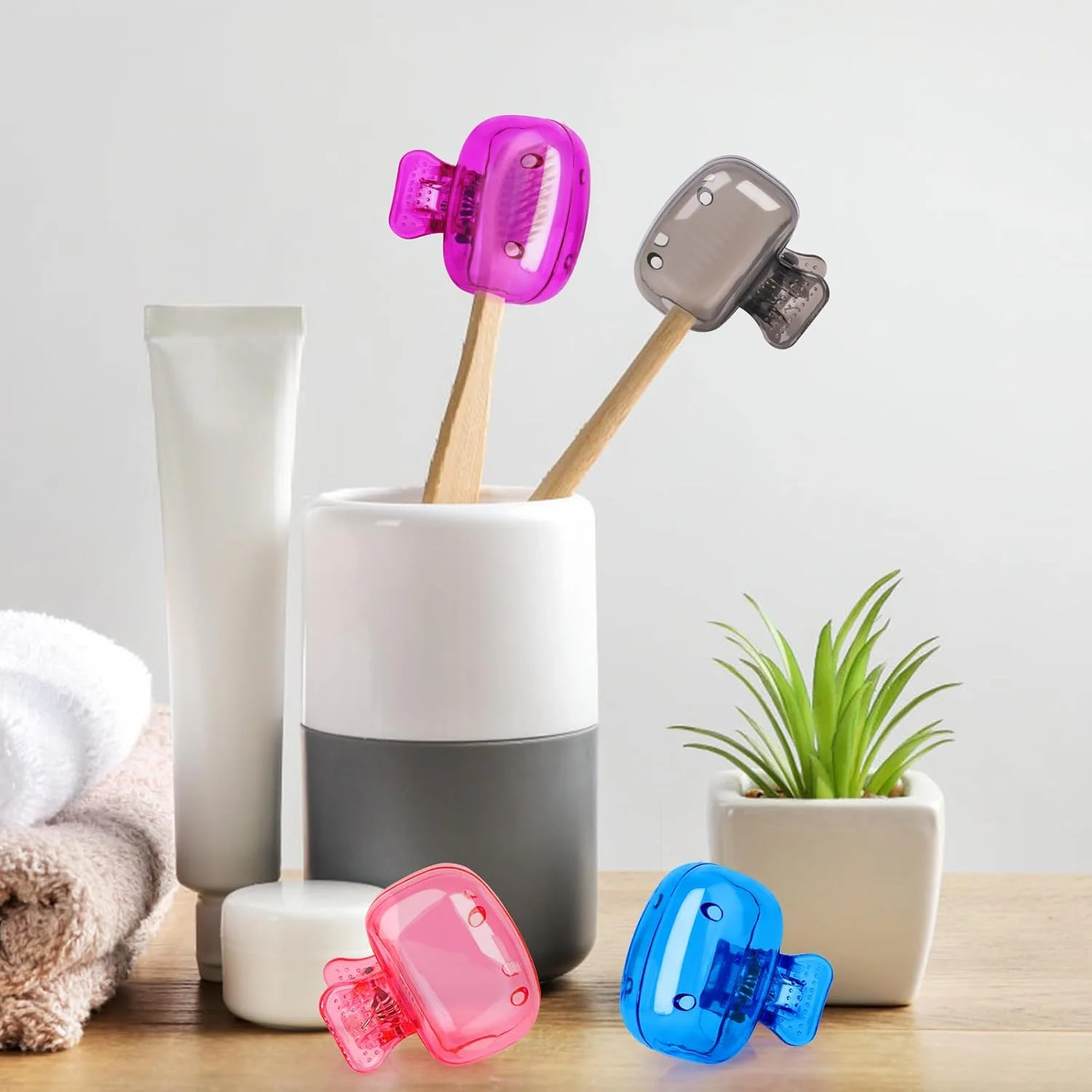 Portable Toothbrush Head Cover (6PCS) Portable Toothbrush Head Cover (6PCS)