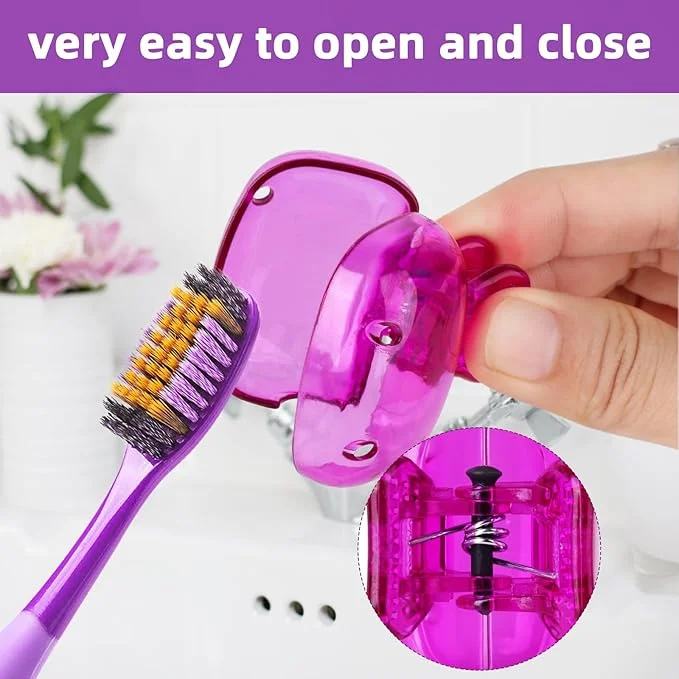 Portable Toothbrush Head Cover (6PCS) Portable Toothbrush Head Cover (6PCS)
