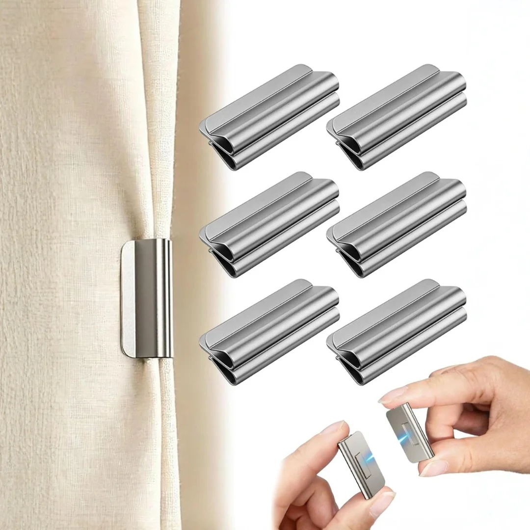 Magnetic Curtain Light-Blocking Clips Magnetic Curtain Light-Blocking Clips