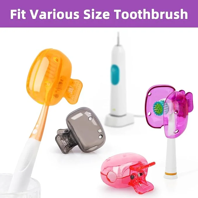 Portable Toothbrush Head Cover (6PCS) Portable Toothbrush Head Cover (6PCS)