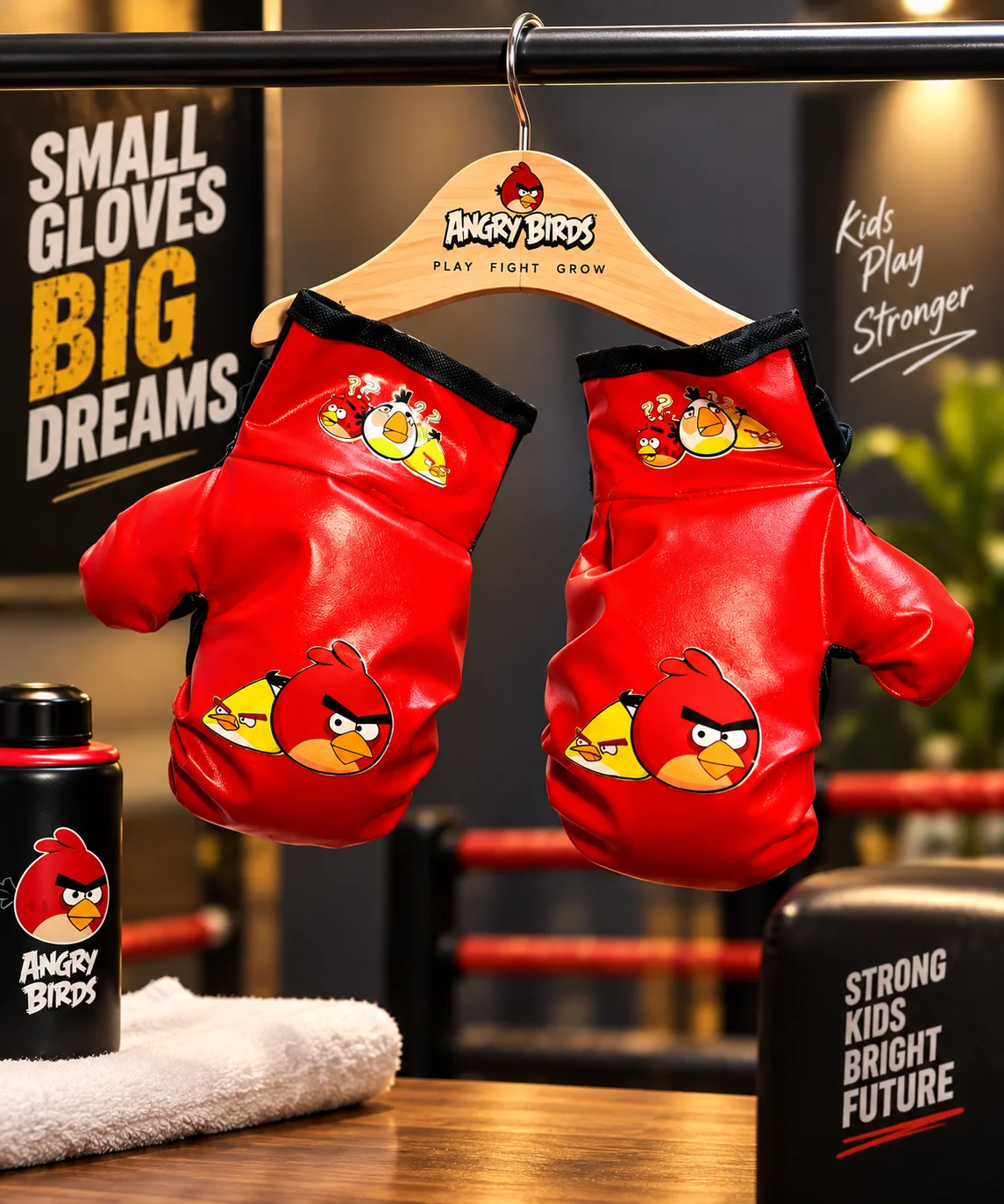 Kids Boxing Punching Bag with Gloves Small!  3