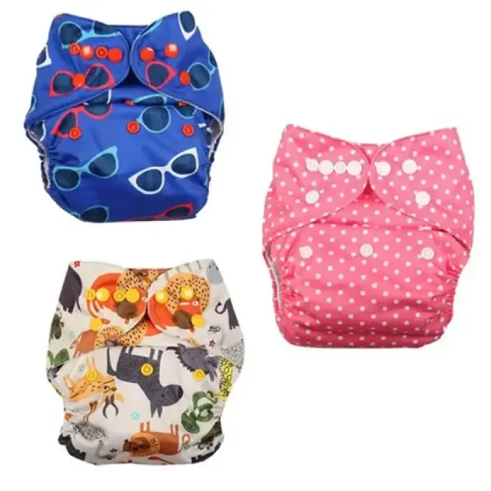 Re-Washable Baby Cloth Diapers with Waterproof Materials Re-Washable Baby Cloth Diapers with Waterproof Materials