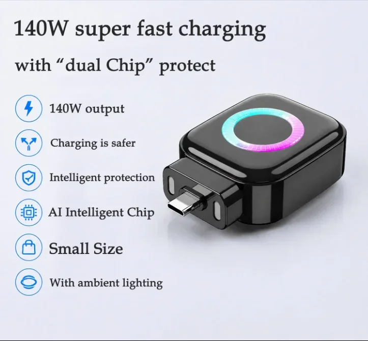 140w Full Charge Separator – Type-C Auto Power Cut-Off Charging Protector