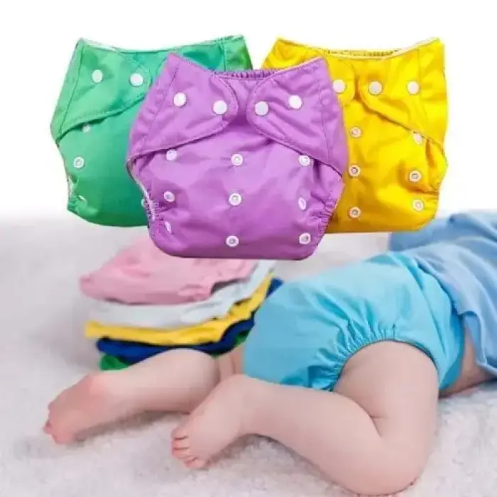 Re-Washable Baby Cloth Diapers with Waterproof Materials Re-Washable Baby Cloth Diapers with Waterproof Materials