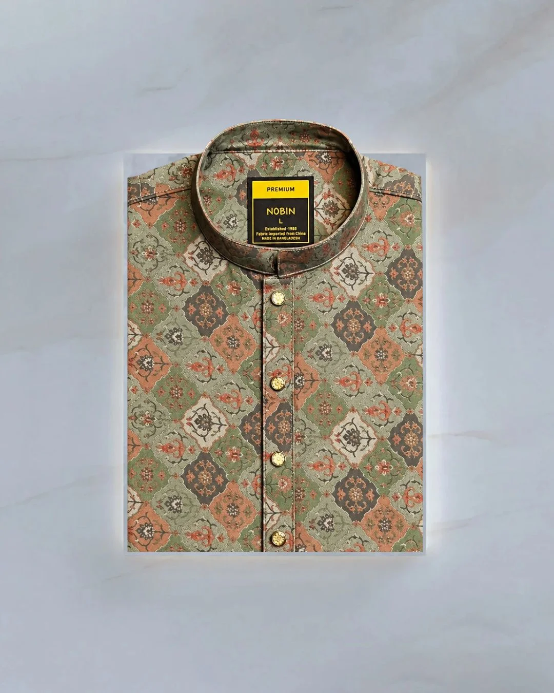 Regular Print Panjabi - 115