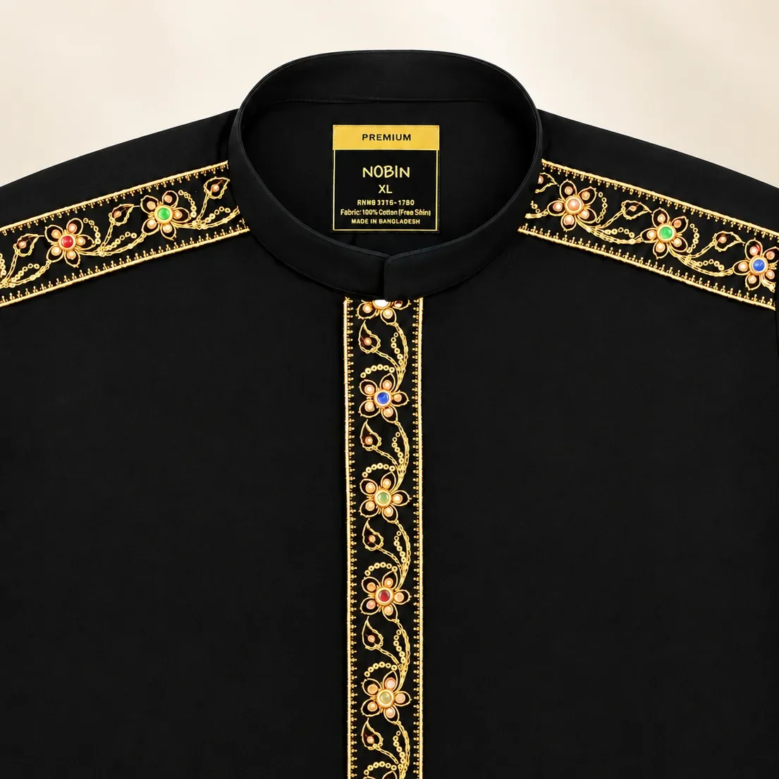 New Arrival Black Panjabi - 03 New Arrival Black Panjabi - 03