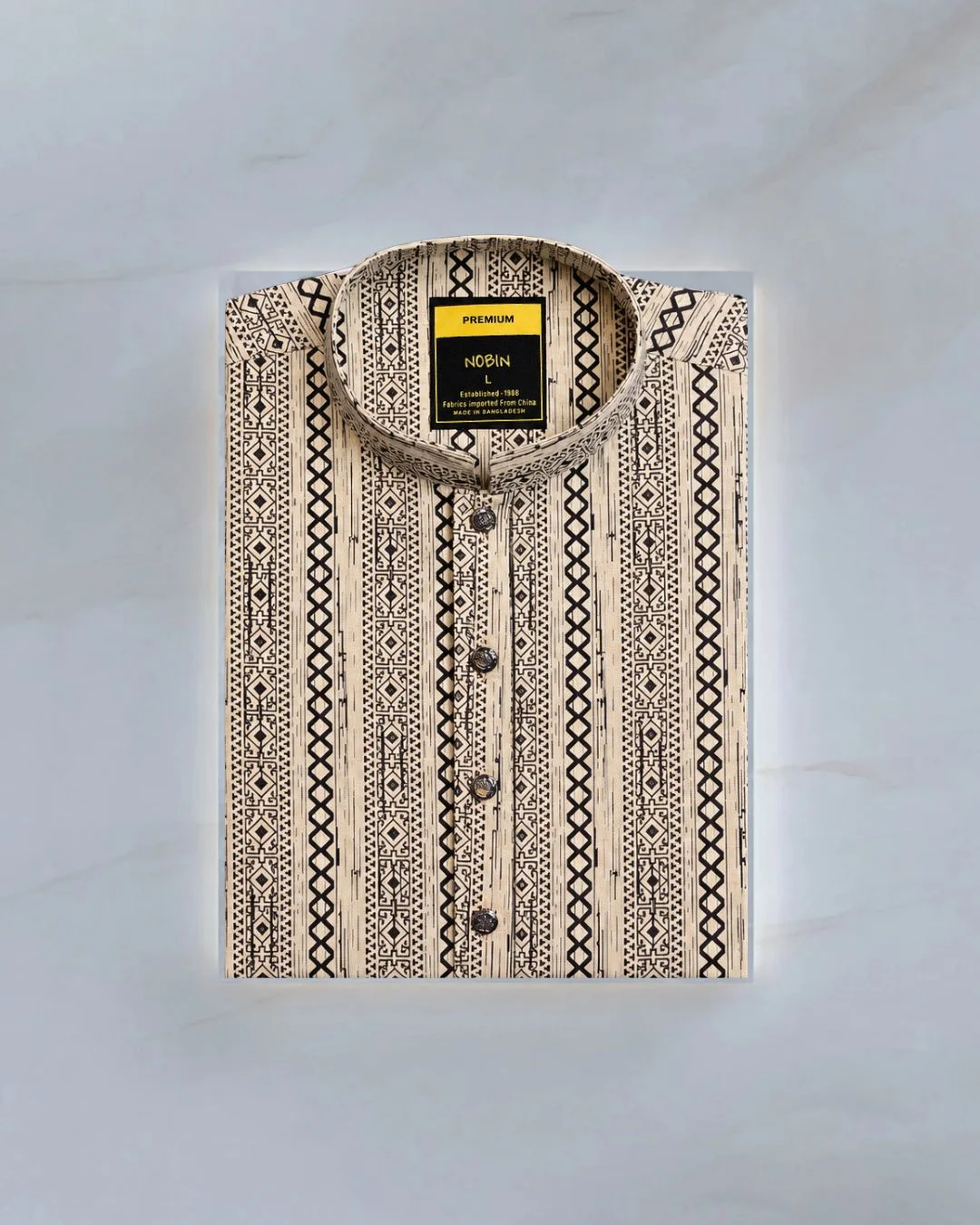 Regular Print Panjabi - 98