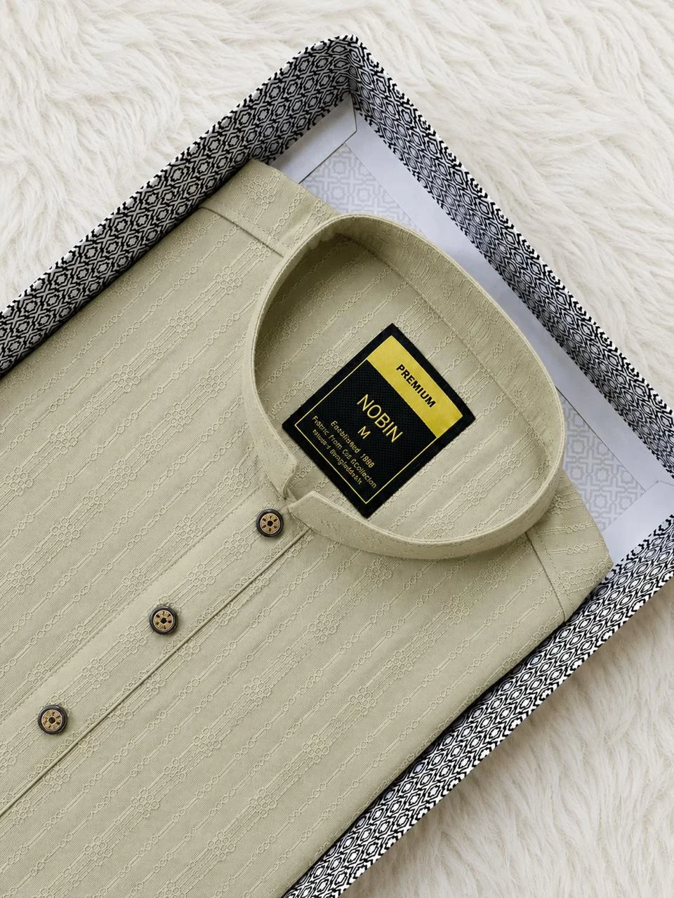 Premium Burberry Cotton Panjabi-09