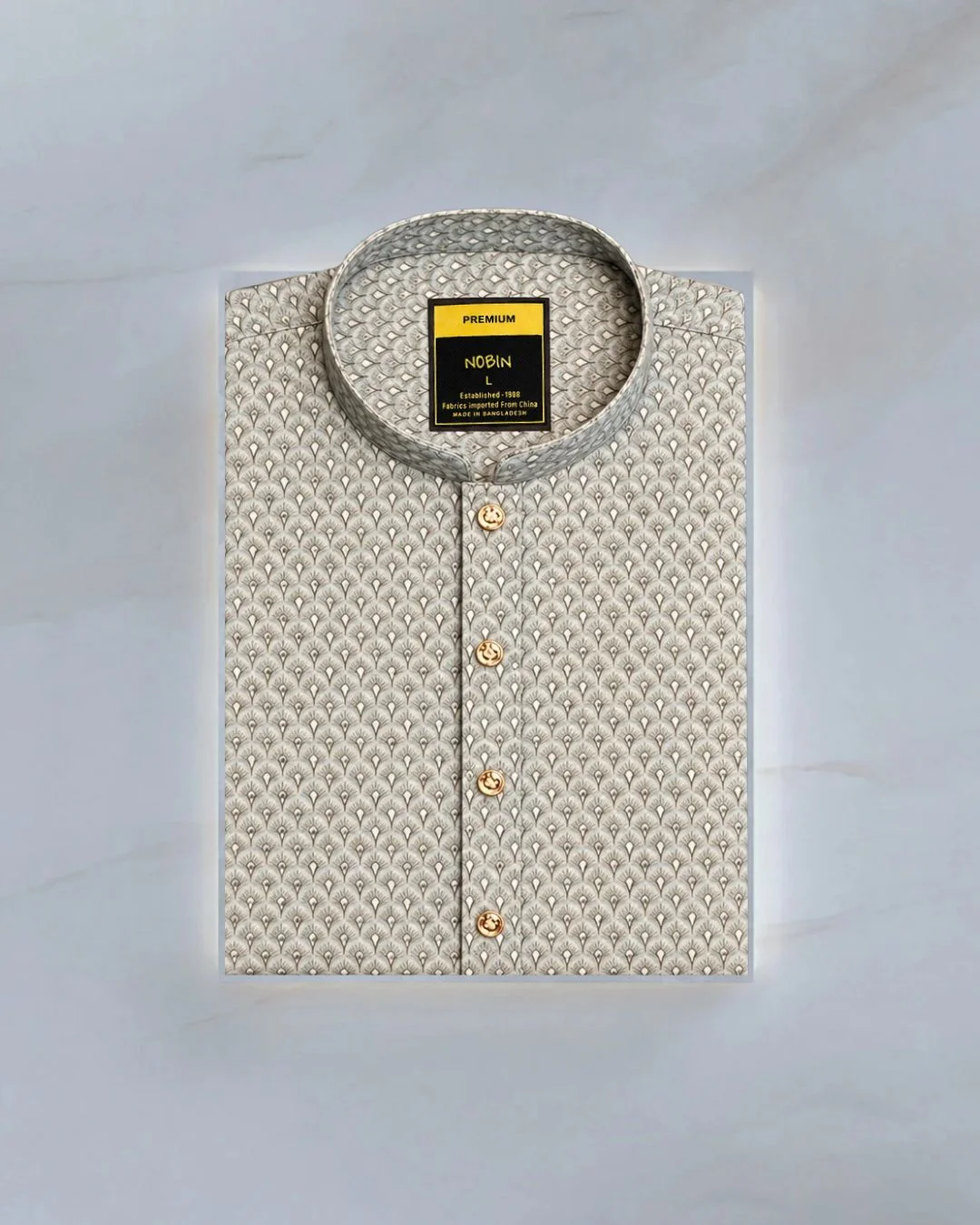 Regular Print Panjabi - 107