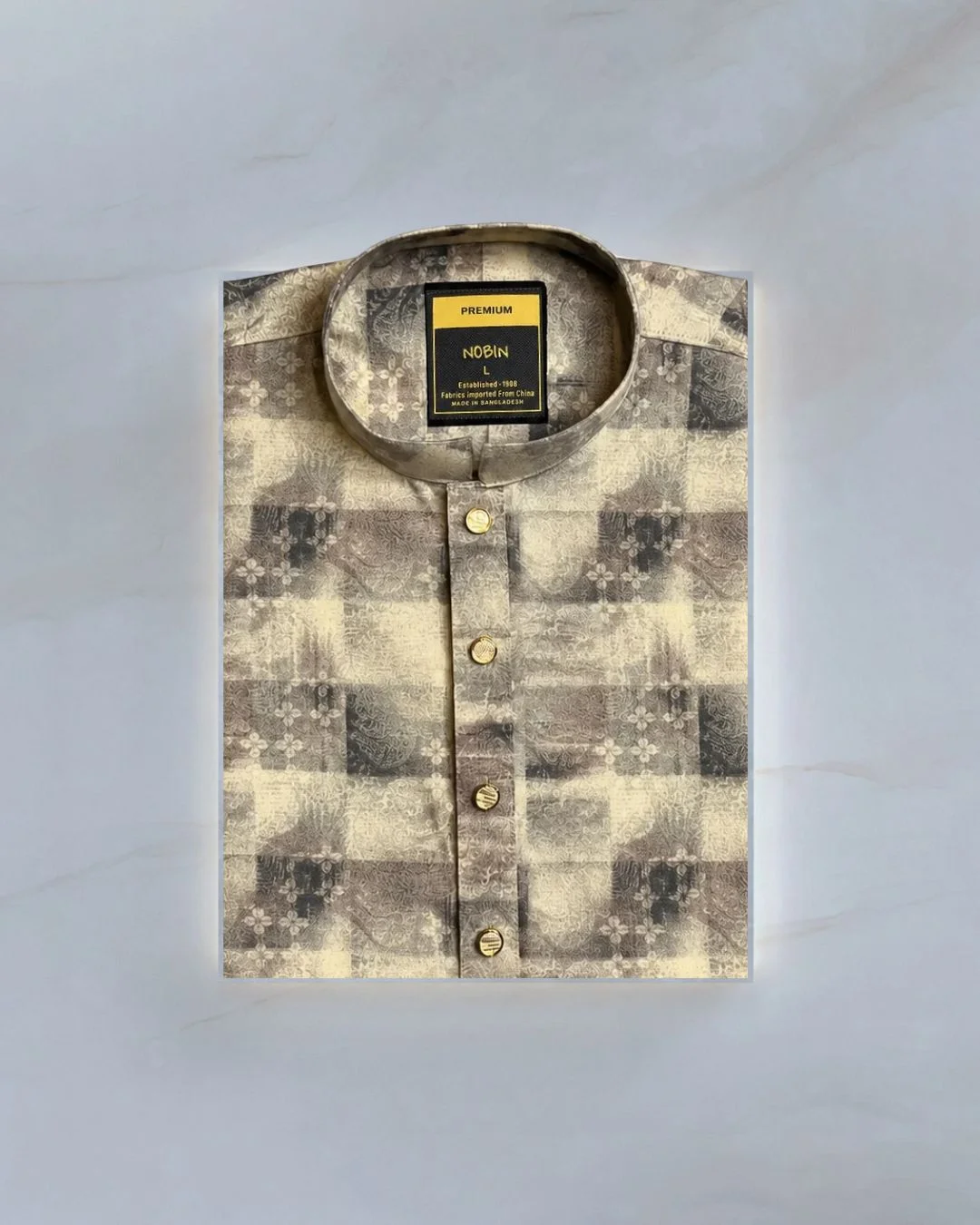Regular Print Panjabi - 112