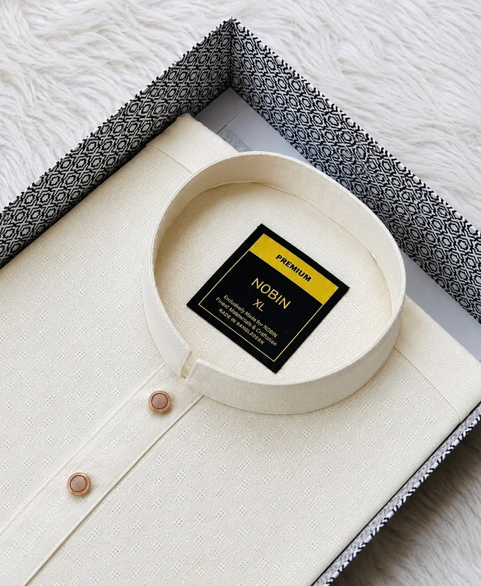 Premium Burberry Cotton Panjabi-03