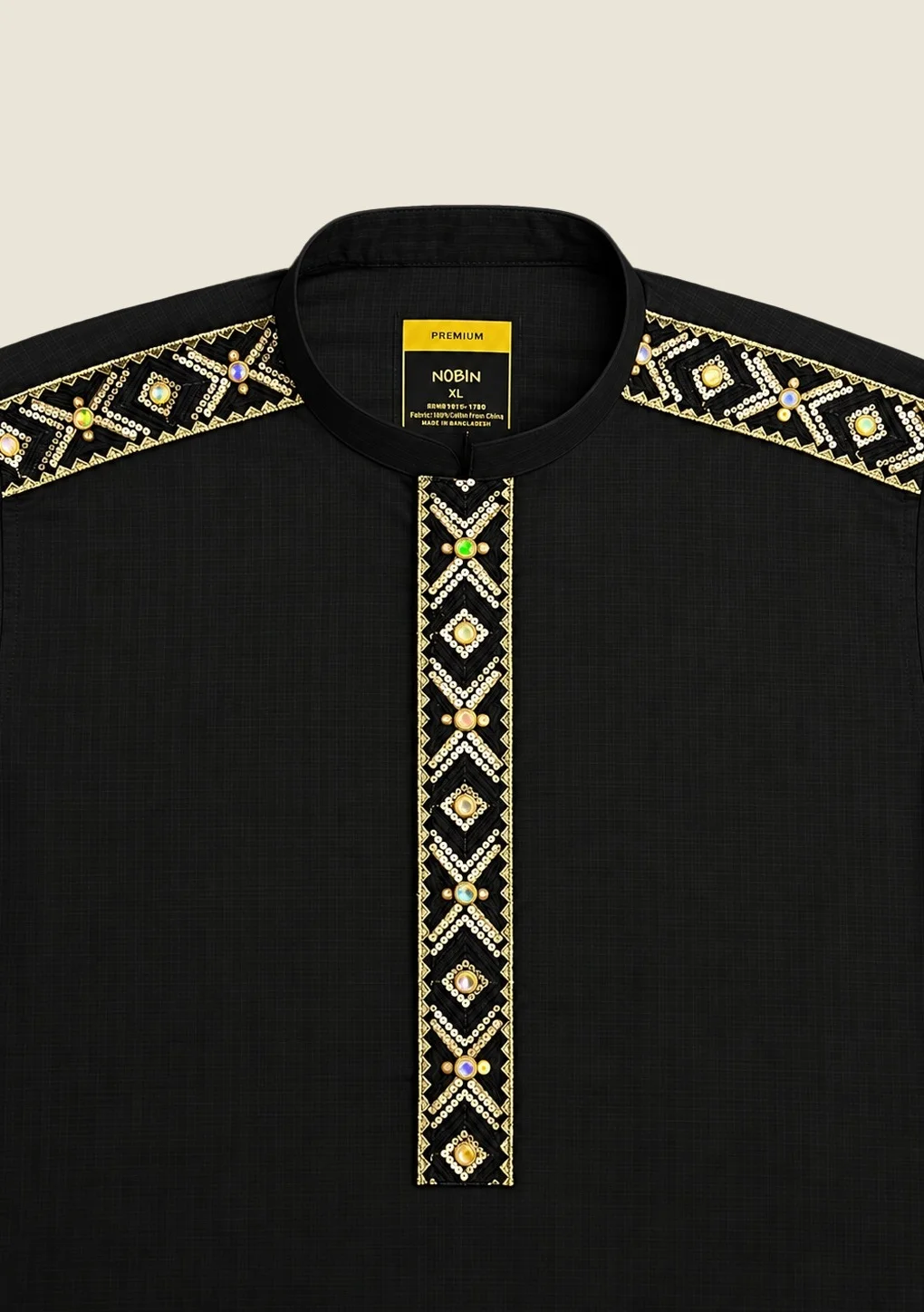 New Arrival Black Panjabi - 01 