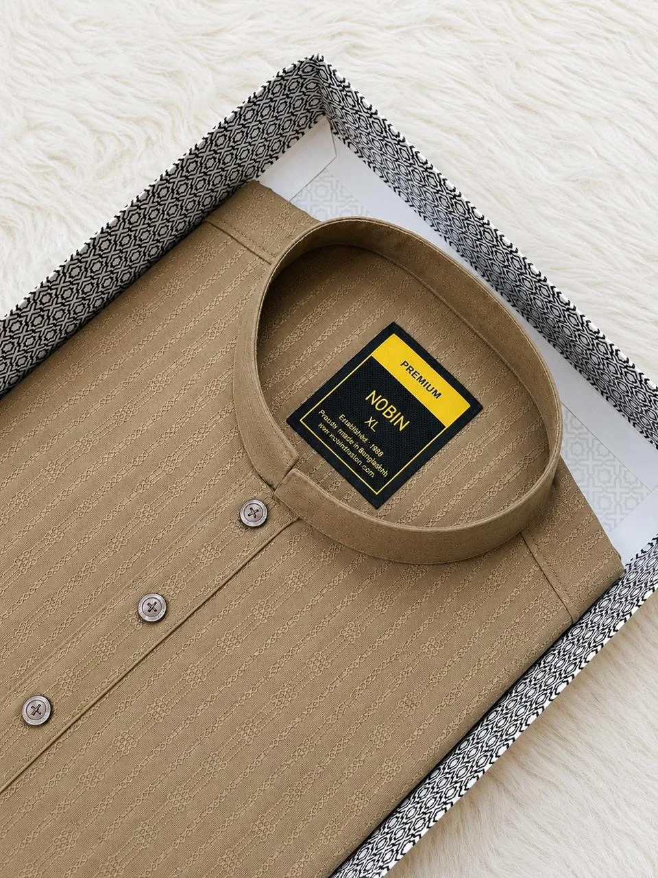 Premium Burberry Cotton Panjabi-10