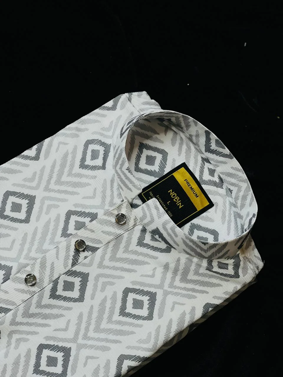 Chinese Print Panjabi-03