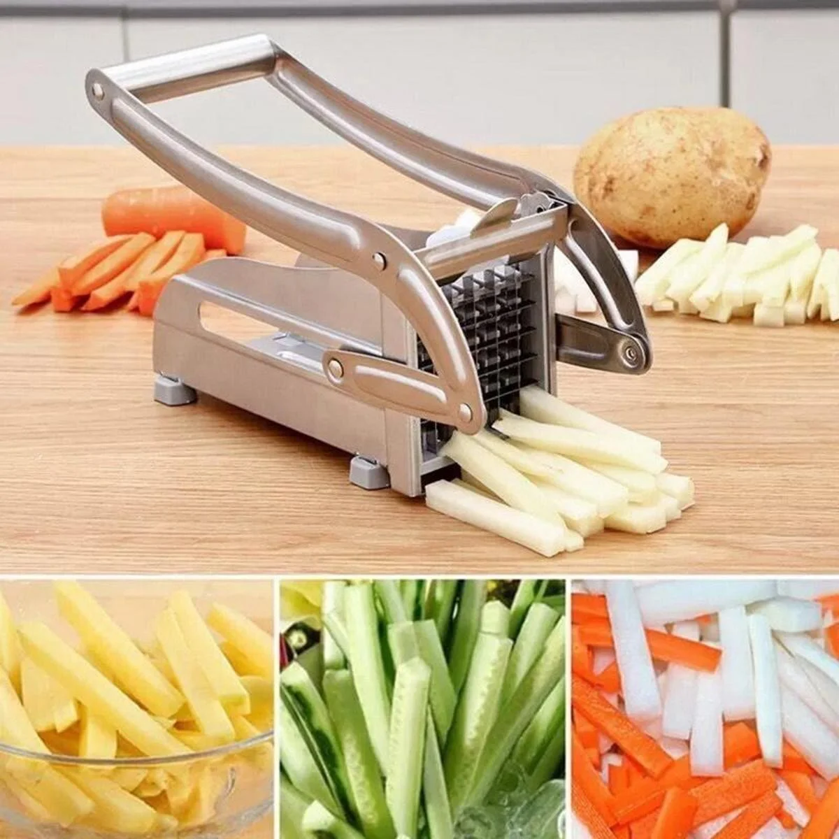 Manual Potato and Vegetable Cutter Machine