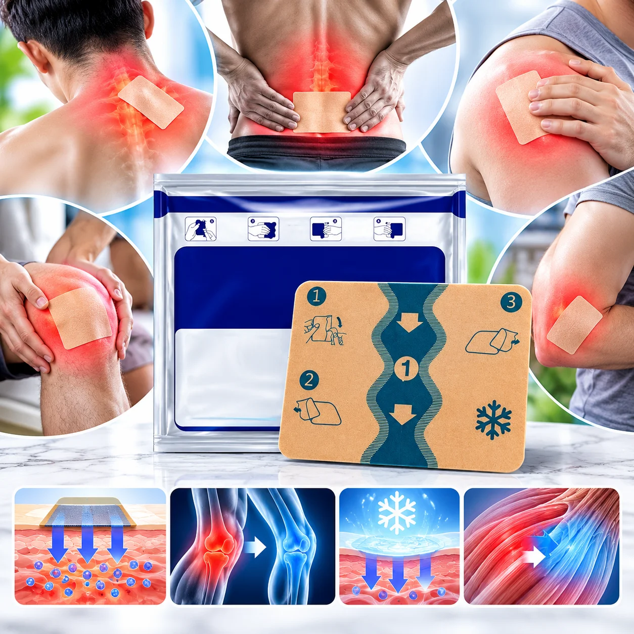 Japanese Herbal Pain Relief Patch – 7 Pieces Pack Japanese Herbal Pain Relief Patch – 7 Pieces Pack