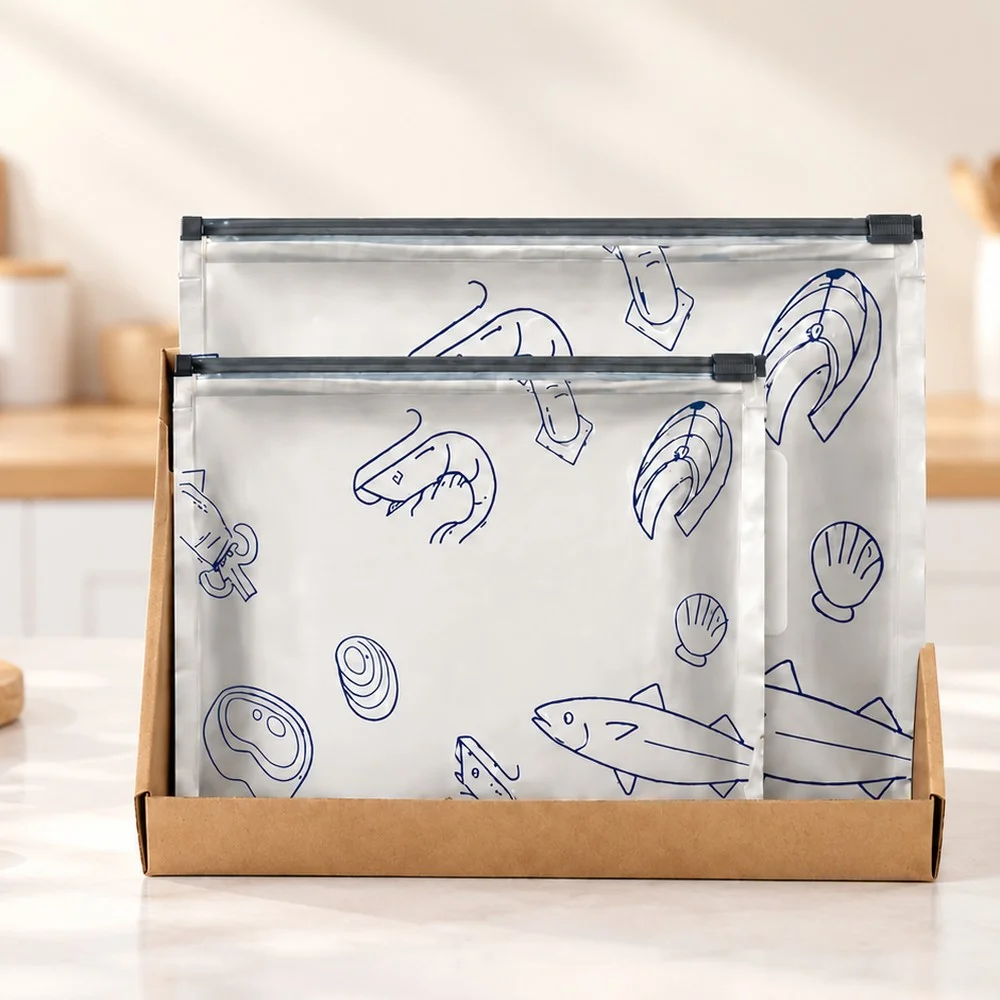 Reusable Food Storage Freezer Bags (Fish/Meat)