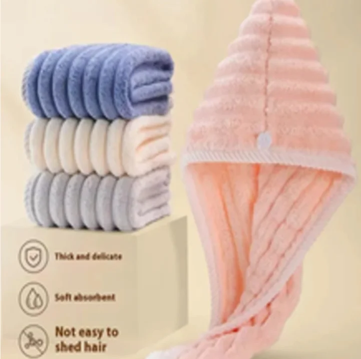 Microfiber Hair Drying Towel Wrap