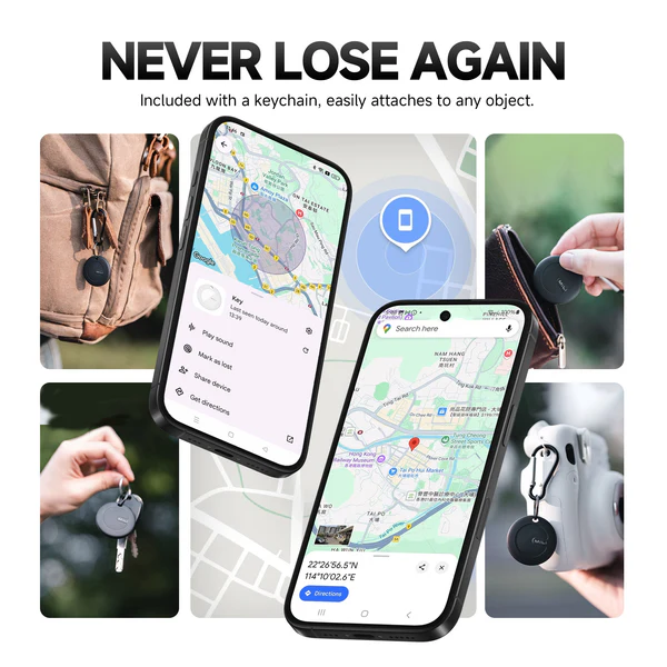Official MiLi MiTag Location Tracker Device-Compatible with Google’s Find My Device