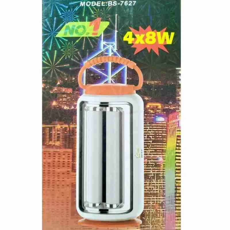 Bright Star Charger Light BS-7627 (4×8W) Rechargeable Emergency Light | ব্রাইট স্টার ৪ টিউব রিচার্জেবল চার্জার লাইট