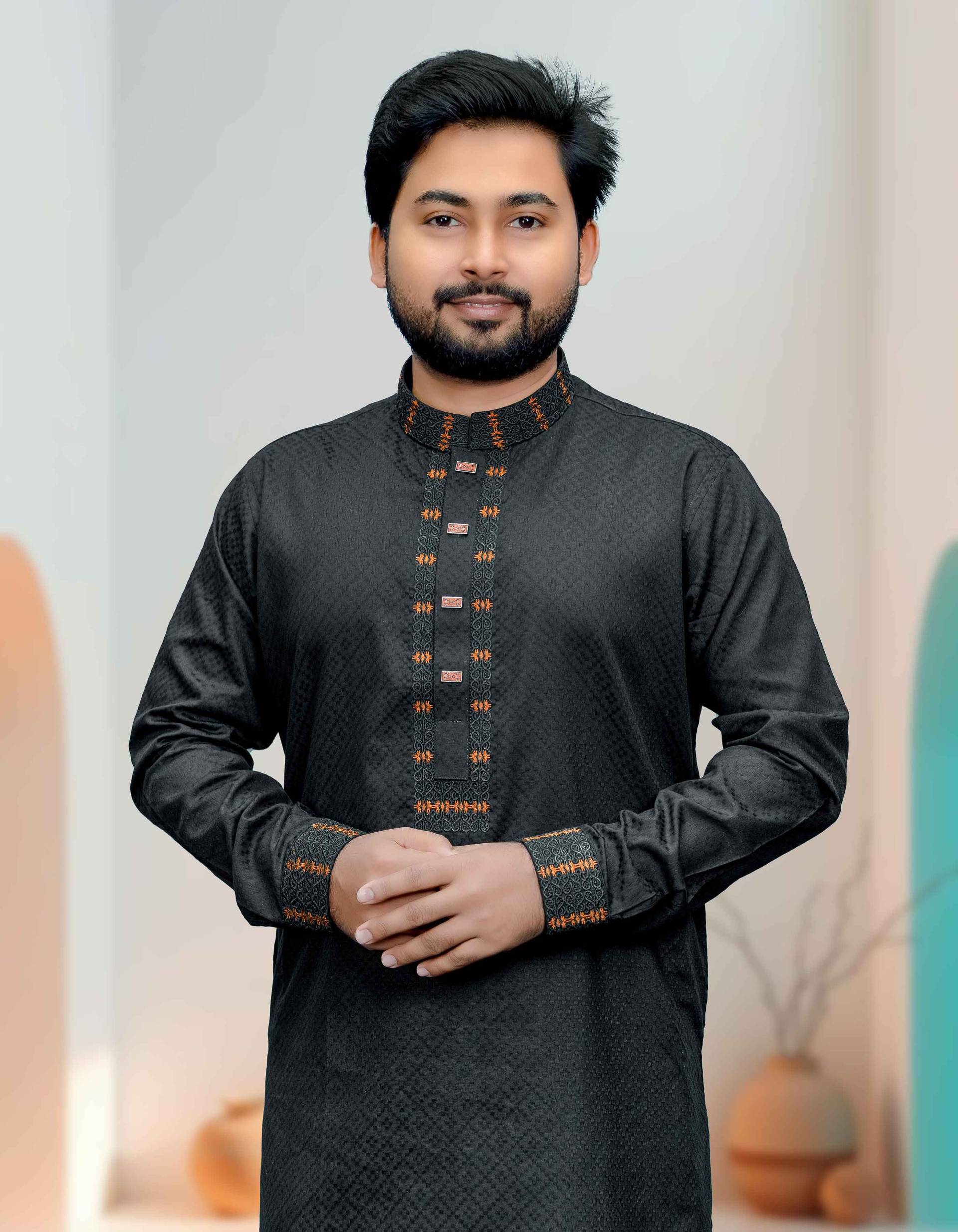 কালো কালার পাঞ্জাবী | Black color Punjabi