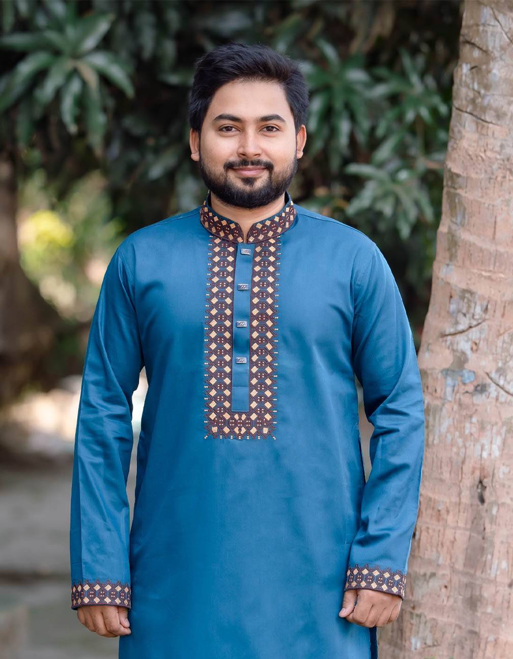 ফিরোজা কালার পাঞ্জাবী | Turquoise color Punjabi