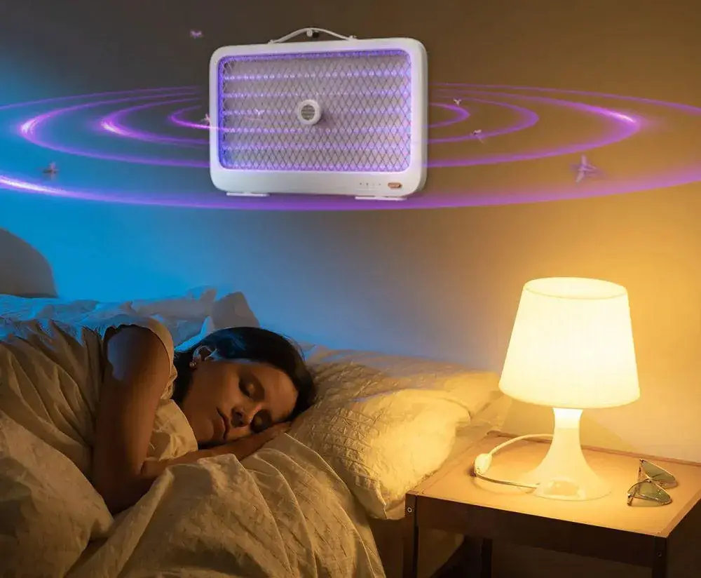 Qualitell K5 Rechargeable 2000mAh Electric Mosquito Killer Lamp 4000V (New Version)