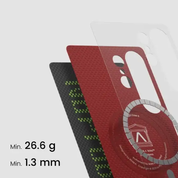 Pitaka Aries Tactile Woven Case for Galaxy S25 Ultra (No Problemo)