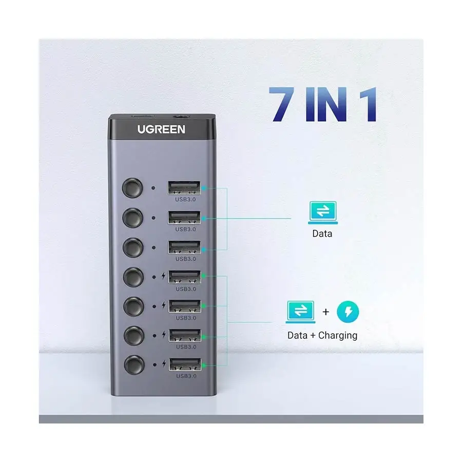 UGREEN 7-Port USB 3.0 Hub CM481 (90307)